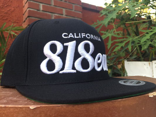 CALIFORNIA 818ERS BLACK AND WHITE SNAPBACK