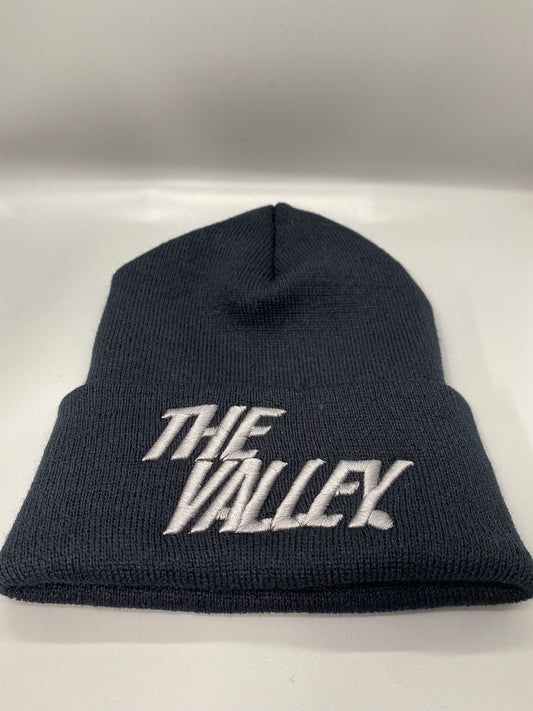 BLACK W/ GREY "THE VALLEY" BEANIE