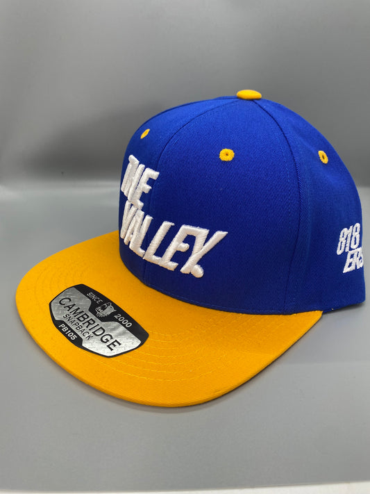 THE VALLEY SNAPBACK "BLUE AND GOLD"